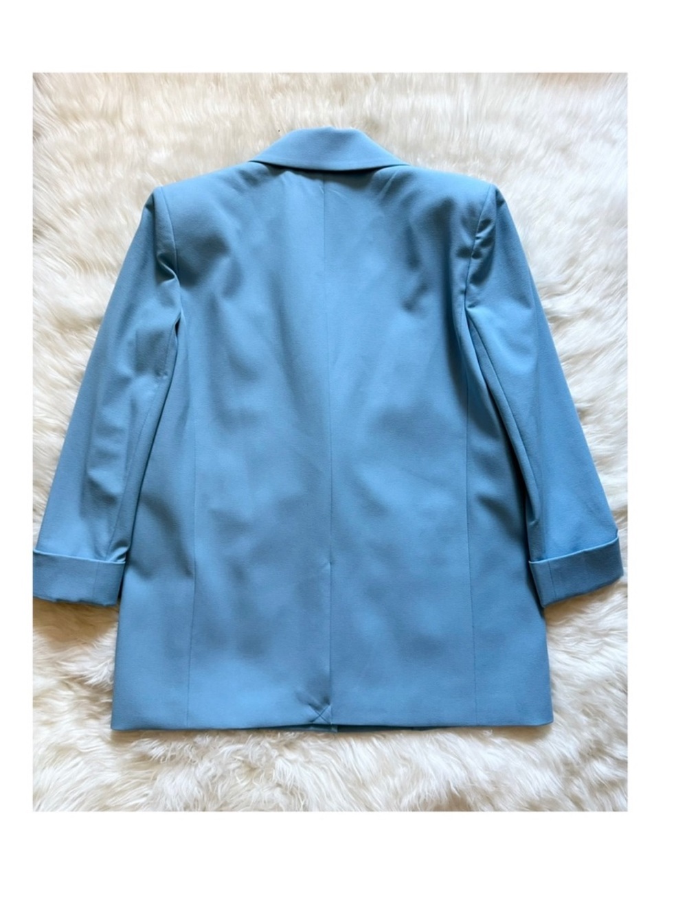 New! ALICE & OLIVIA Strong Shoulder Crepe Single Button Blazer & Tailored Shorts - Picture 10 of 13